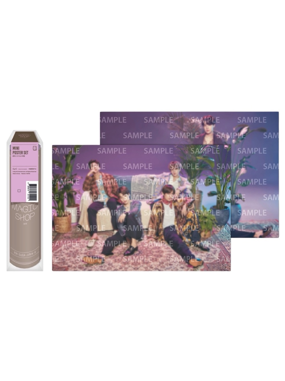 BTS JAPAN OFFICIAL FANMEETING VOL.5 MAGIC SHOP MINI POSTER SET - BRAND NEW